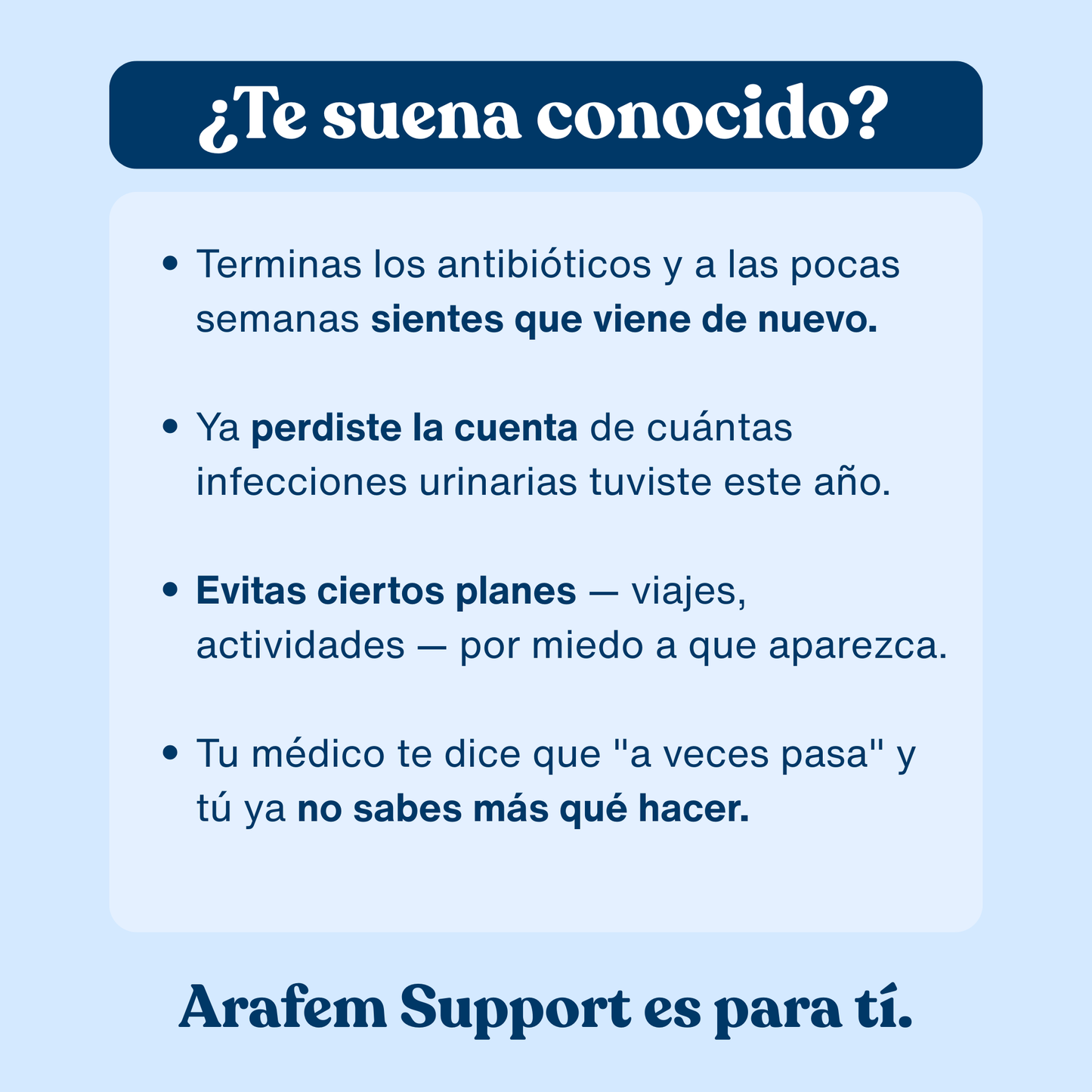 Arafem Support